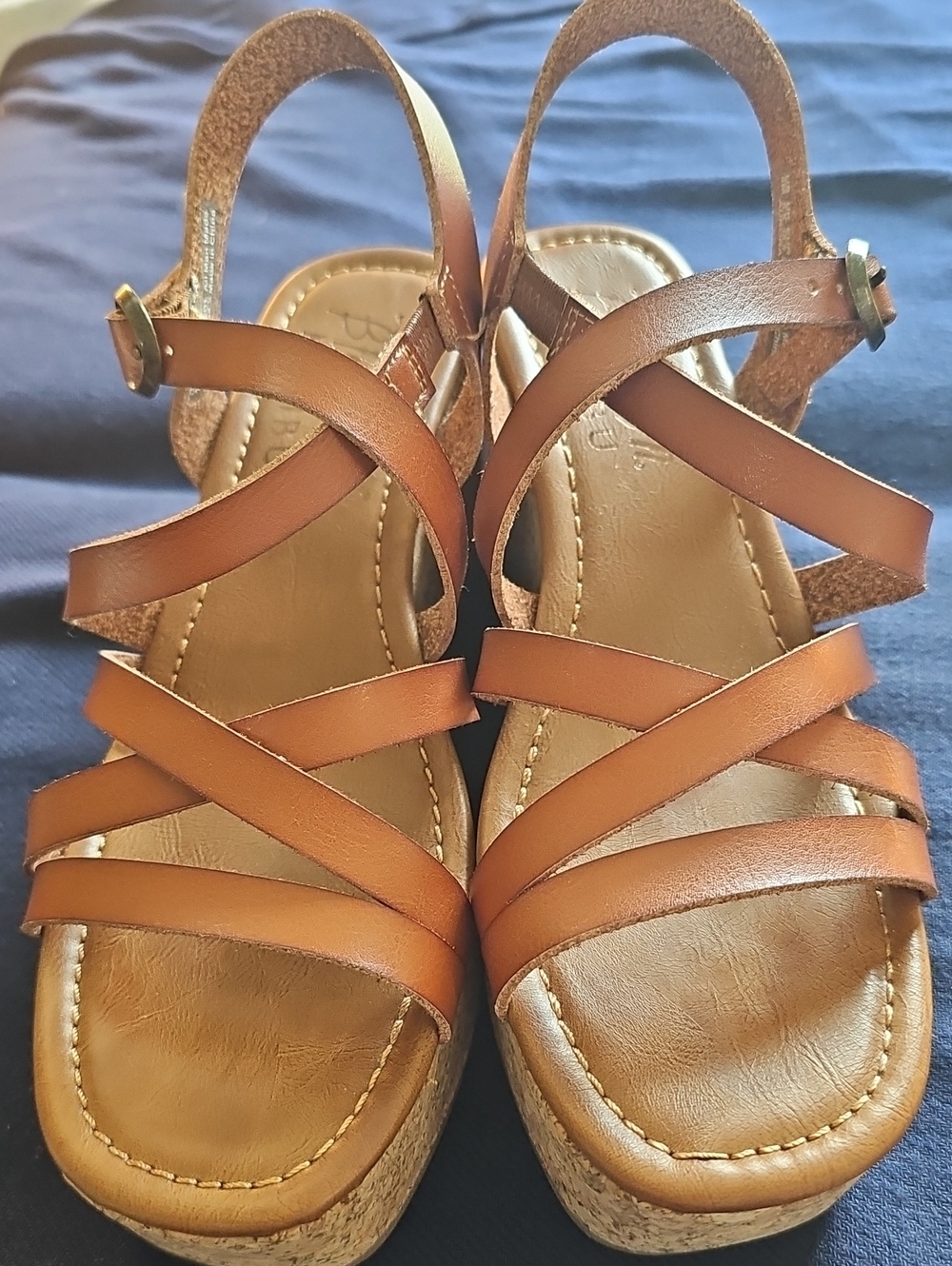 Blowfish Malibu Cognac Strappy Women's Sandals - Picture 8 of 8